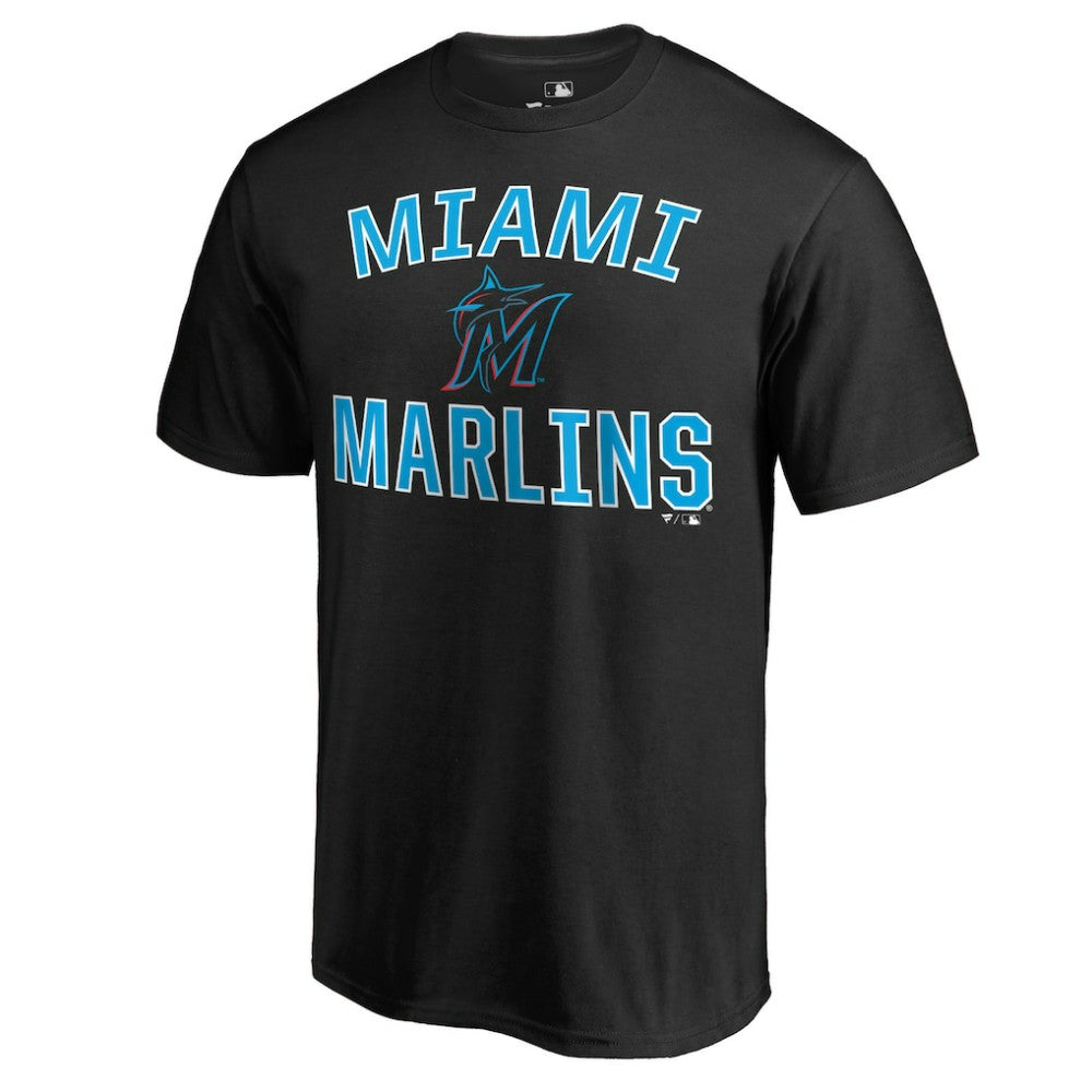 Miami Marlins Victory Arch T-Shirt - Black - MLB Discount