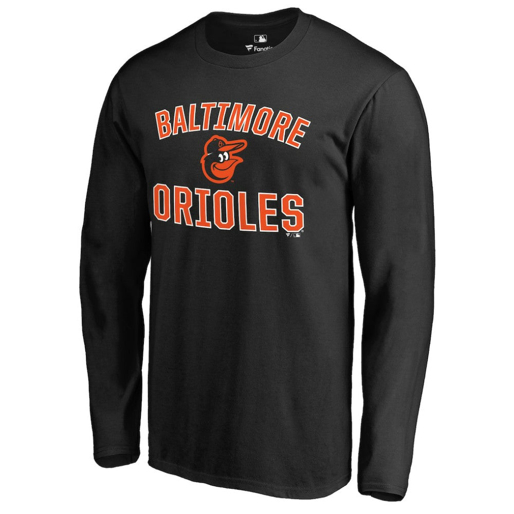 Baltimore Orioles Victory Arch Long Sleeve T-Shirt - Black - MLB Online