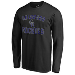 Colorado Rockies Victory Arch Long Sleeve T-Shirt - Black - MLB Discount