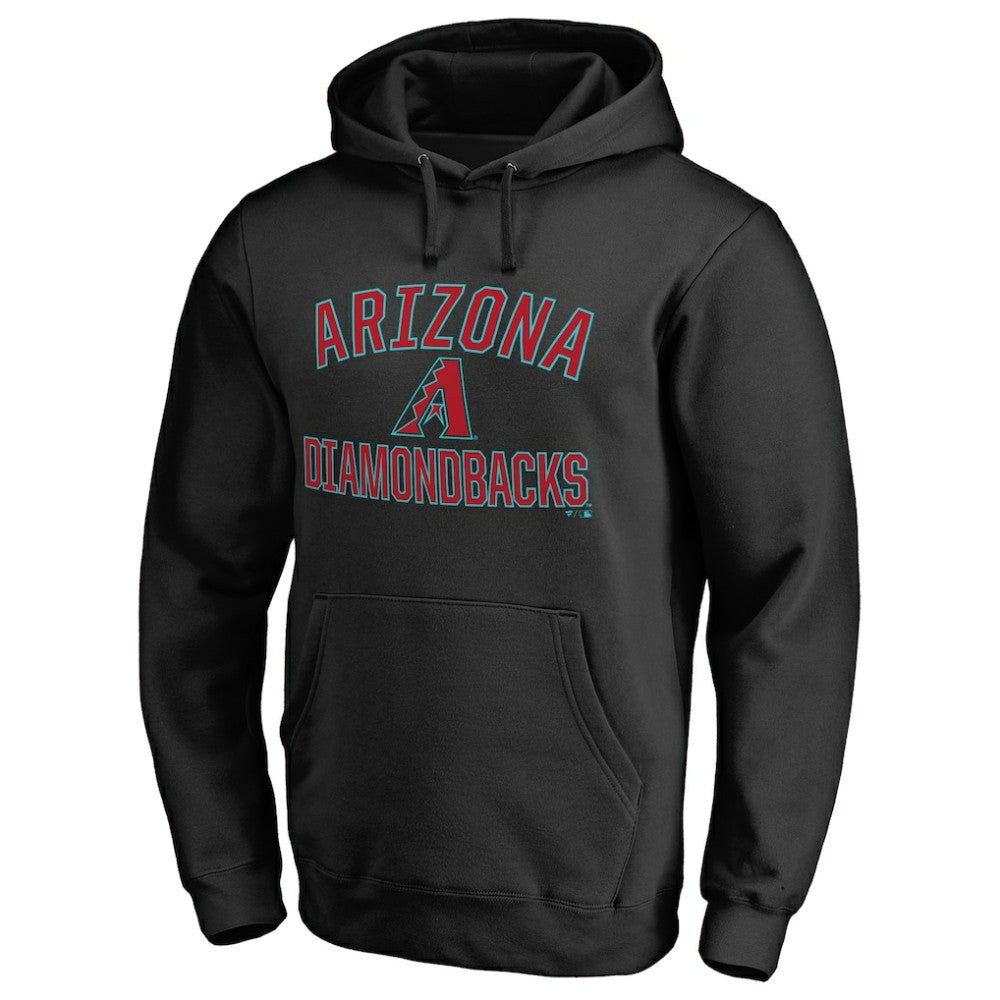 Arizona Diamondbacks Victory Arch Pullover Hoodie - Black - MLB Lifestyle
