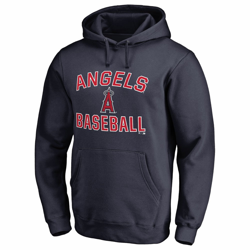 Los Angeles Angels Victory Arch Pullover Hoodie - Navy - MLB Discount