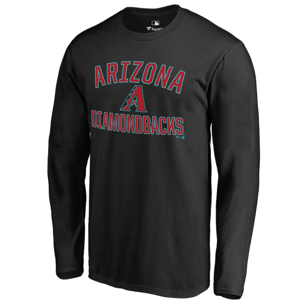 Arizona Diamondbacks Victory Arch Long Sleeve T-Shirt - Black - MLB Discount