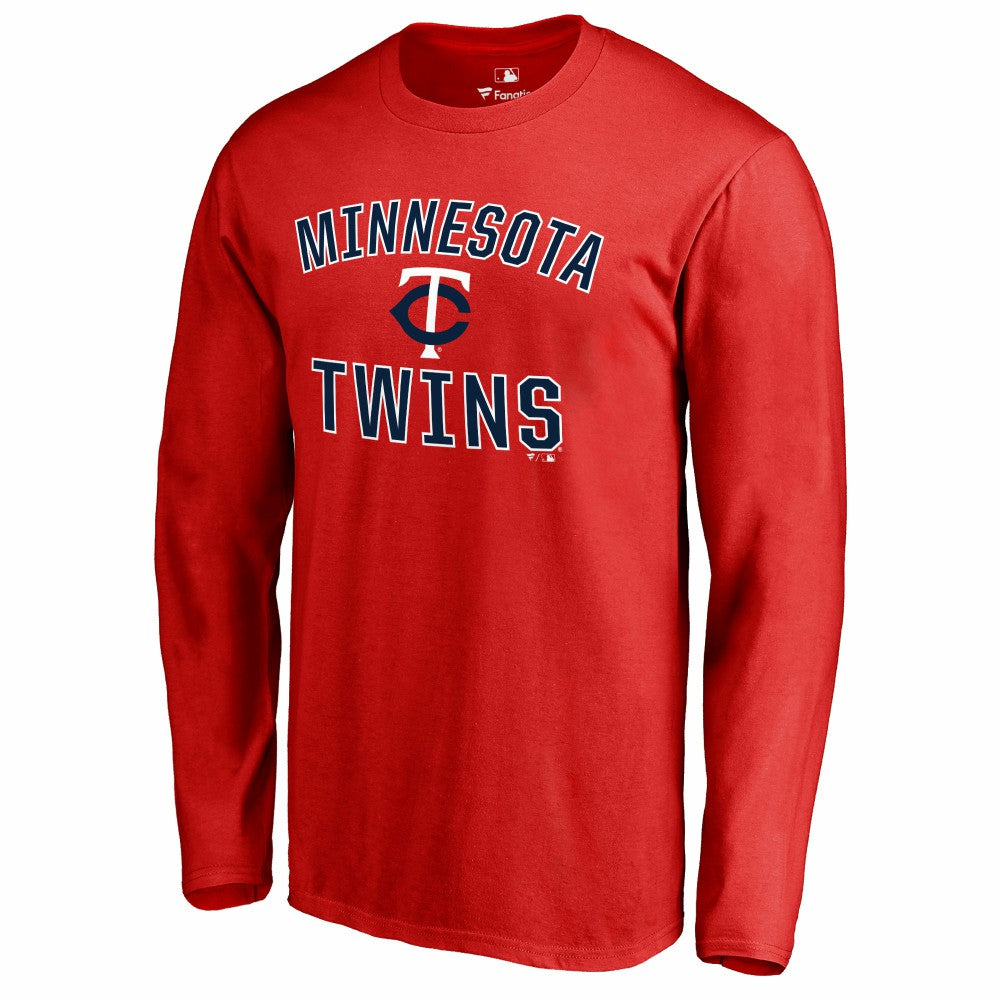 Minnesota Twins Victory Arch Long Sleeve T-Shirt - Red - MLB Lifestyle