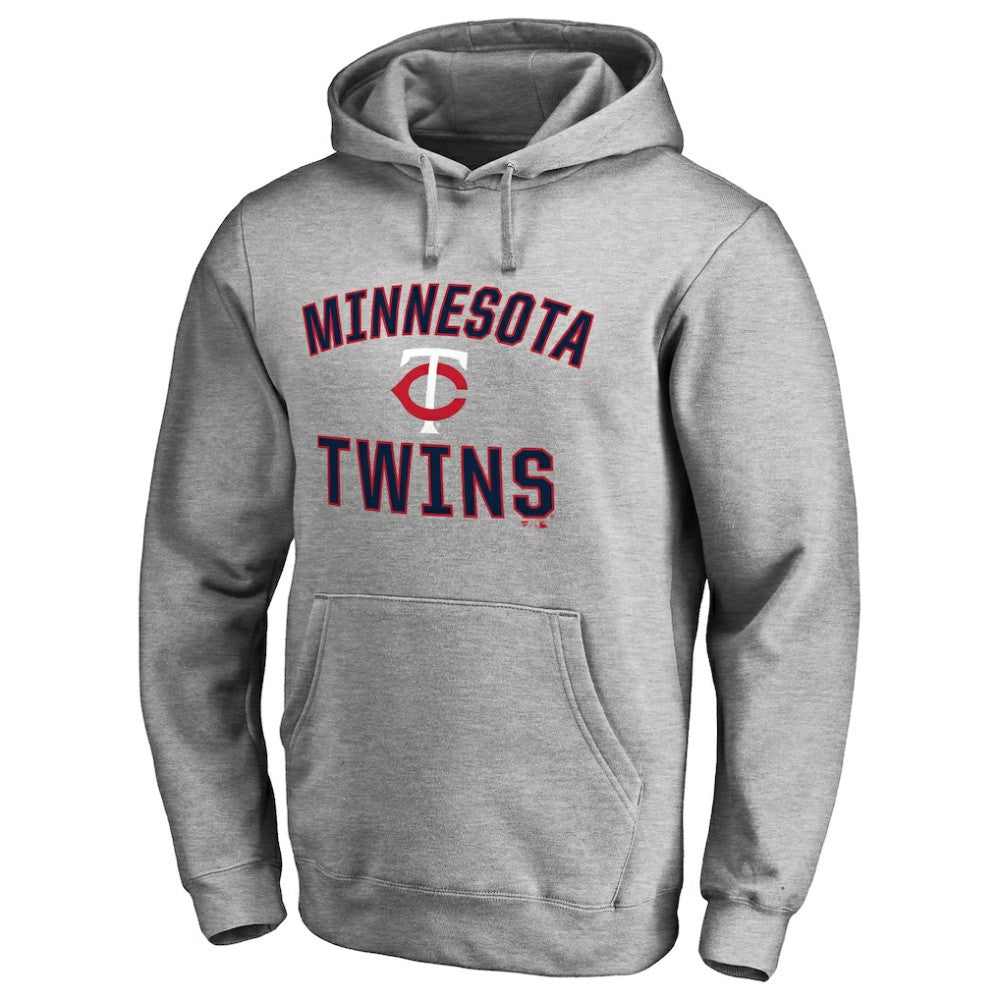 Minnesota Twins Victory Arch Pullover Hoodie - Ash - MLB Online