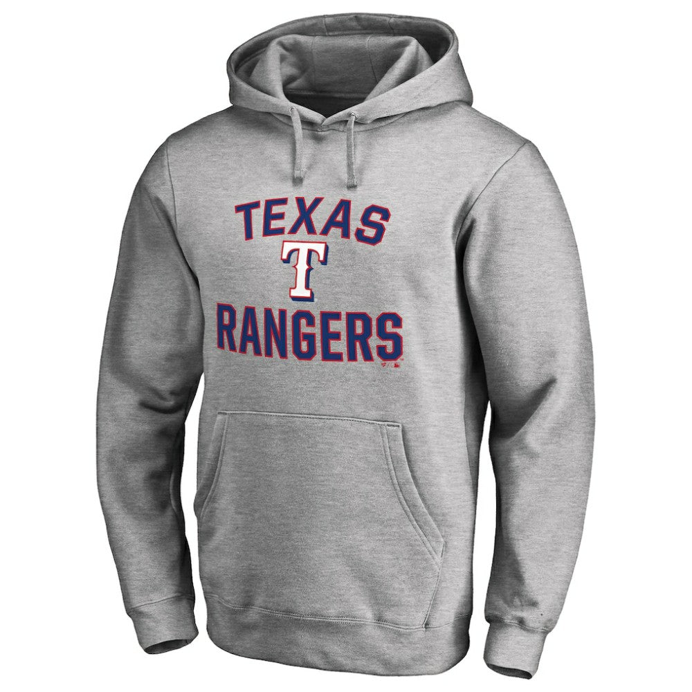 Texas Rangers Victory Arch Pullover Hoodie - Ash - MLB on Sale
