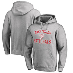 Washington Nationals Victory Arch Pullover Hoodie - Ash - MLB Online