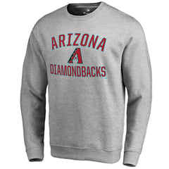 Arizona Diamondbacks Victory Arch Pullover Sweatshirt - Ash - MLB Online