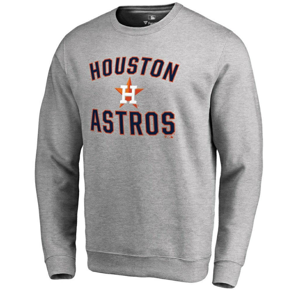 Houston Astros Victory Arch Pullover Sweatshirt - Ash - MLB Lifestyle