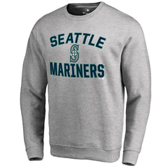 Seattle Mariners Victory Arch Pullover Sweatshirt - Ash - MLB Sale