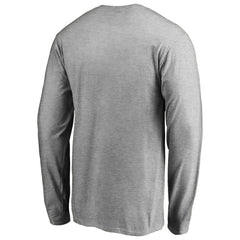 Miami Marlins Victory Arch Long Sleeve T-Shirt - Ash - MLB Lifestyle