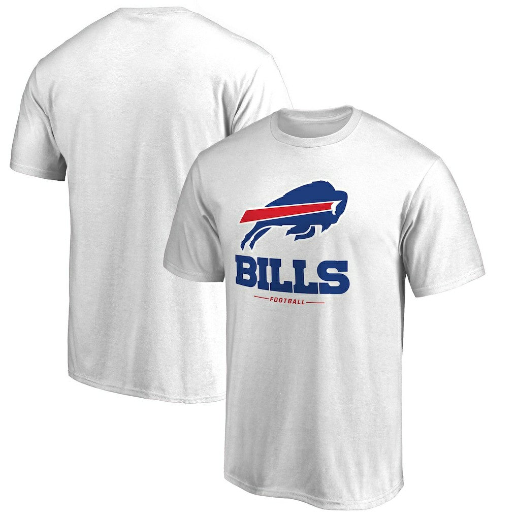 Buffalo Bills Team Lockup 2 T-Shirt White