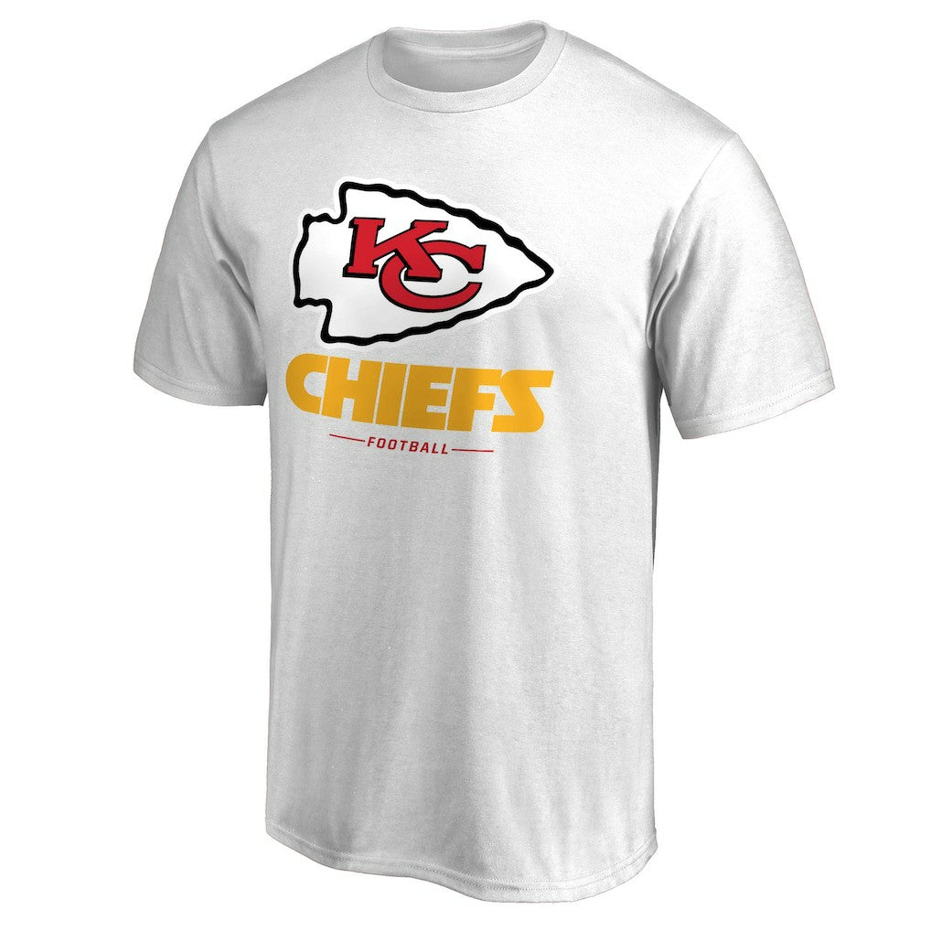 Kansas City Chiefs Team Lockup II T-Shirt White