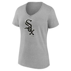 Chicago White Sox Women's Secondary Color Primary Logo T-Shirt - Ash - MLB Online