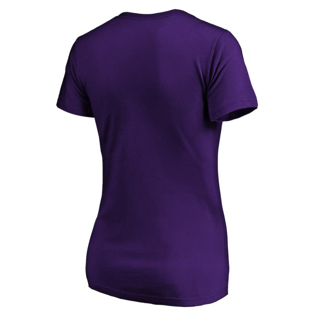 Colorado Rockies Women's Secondary Color Primary Logo T-Shirt - Purple - MLB on Sale