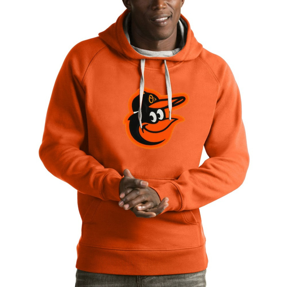 Baltimore Orioles Antigua Victory Pullover Hoodie - Orange - MLB Discount