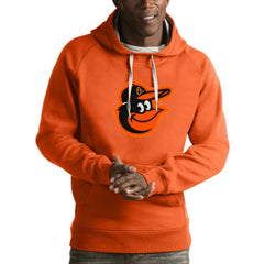 Baltimore Orioles Antigua Victory Pullover Hoodie - Orange - MLB Discount