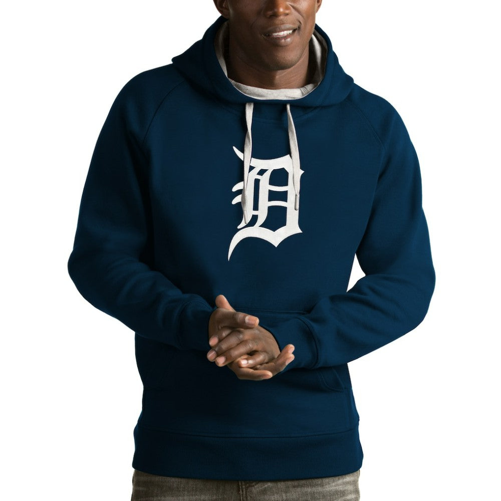 Detroit Tigers Antigua Victory Pullover Hoodie - Navy - MLB Sale