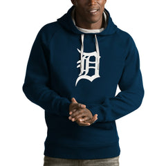 Detroit Tigers Antigua Victory Pullover Hoodie - Navy - MLB Sale