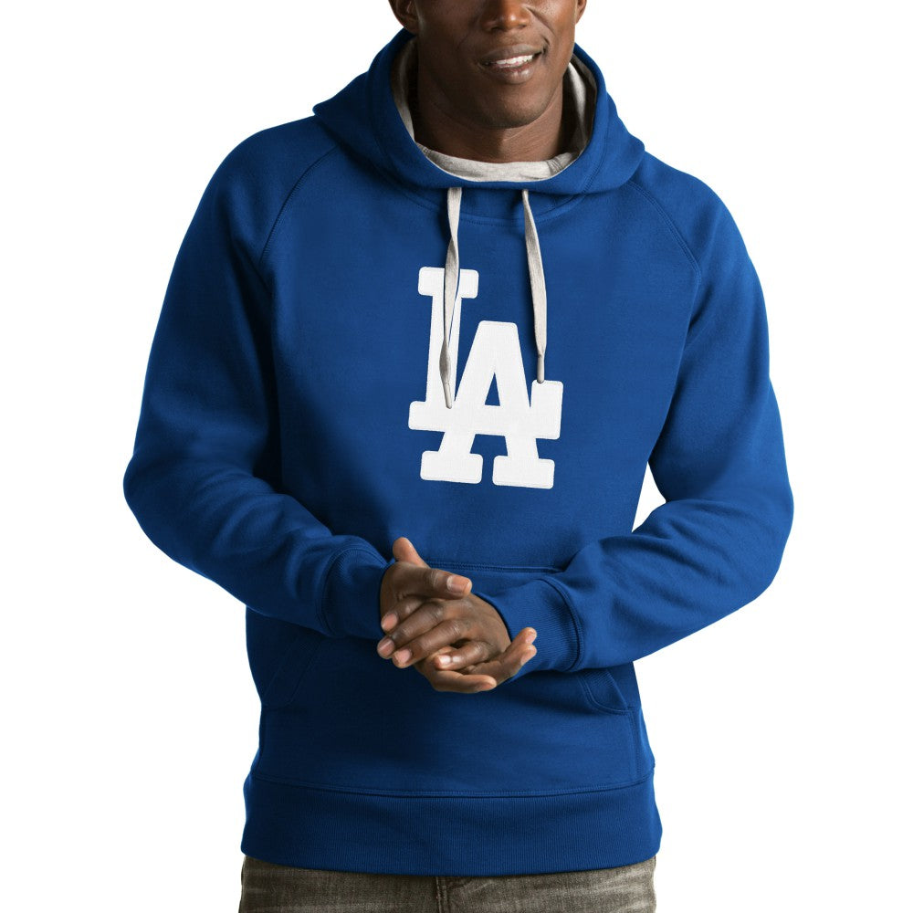 Los Angeles Dodgers Antigua Victory Pullover Hoodie - Royal - MLB Lifestyle