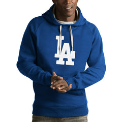Los Angeles Dodgers Antigua Victory Pullover Hoodie - Royal - MLB Lifestyle