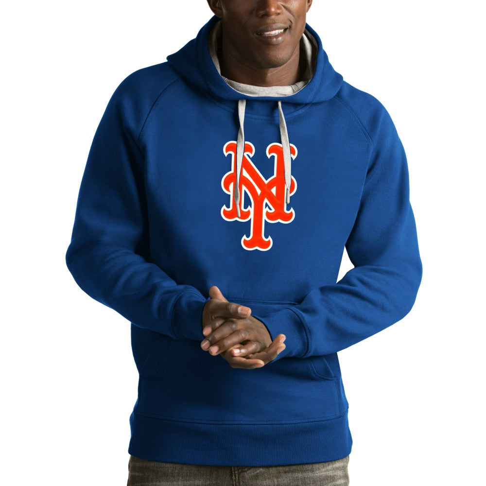 New York Mets Antigua Victory Pullover Hoodie - Royal - MLB Online