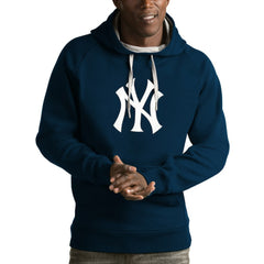 New York Yankees Antigua Victory Pullover Hoodie - Navy - MLB Online