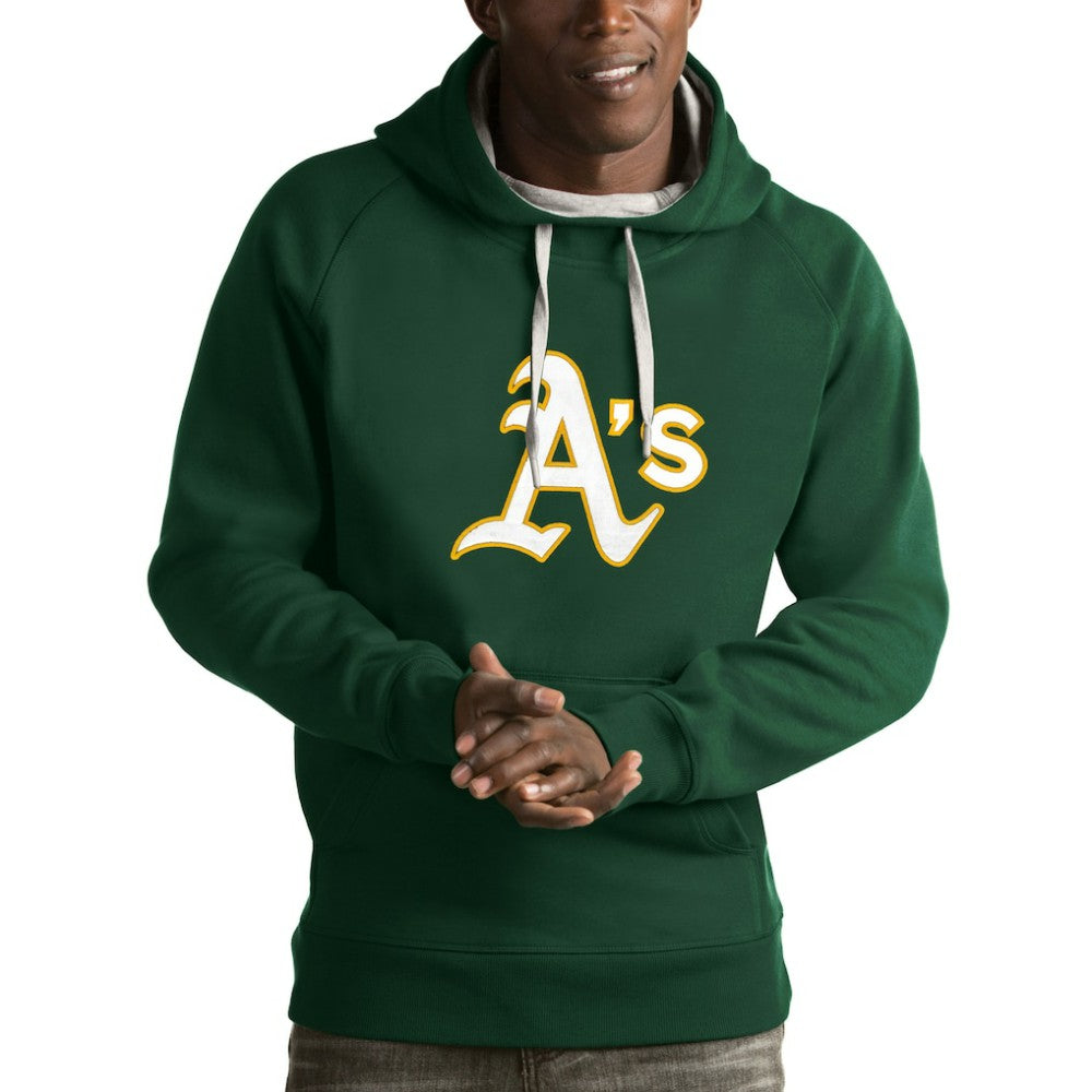 Athletics Antigua Victory Pullover Hoodie - Green - MLB on Sale