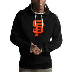 San Francisco Giants Antigua Victory Pullover Hoodie - Black - MLB on Sale