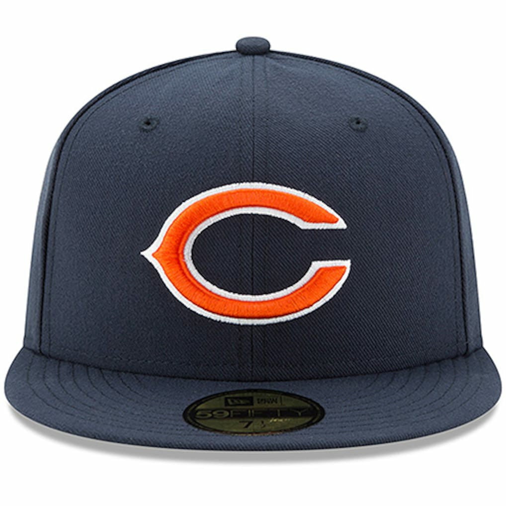 Chicago Bears New Era Omaha 59FIFTY Fitted Hat Navy