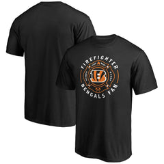Cincinnati Bengals Black Firefighter T-Shirt