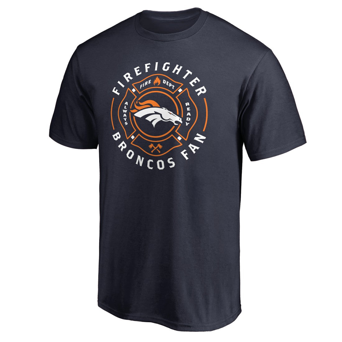 Denver Broncos Firefighter T-Shirt Navy