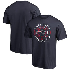 New England Patriots Firefighter T-Shirt Navy