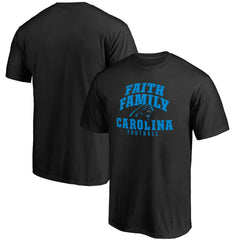 Carolina Panthers Faith Family T-Shirt Black
