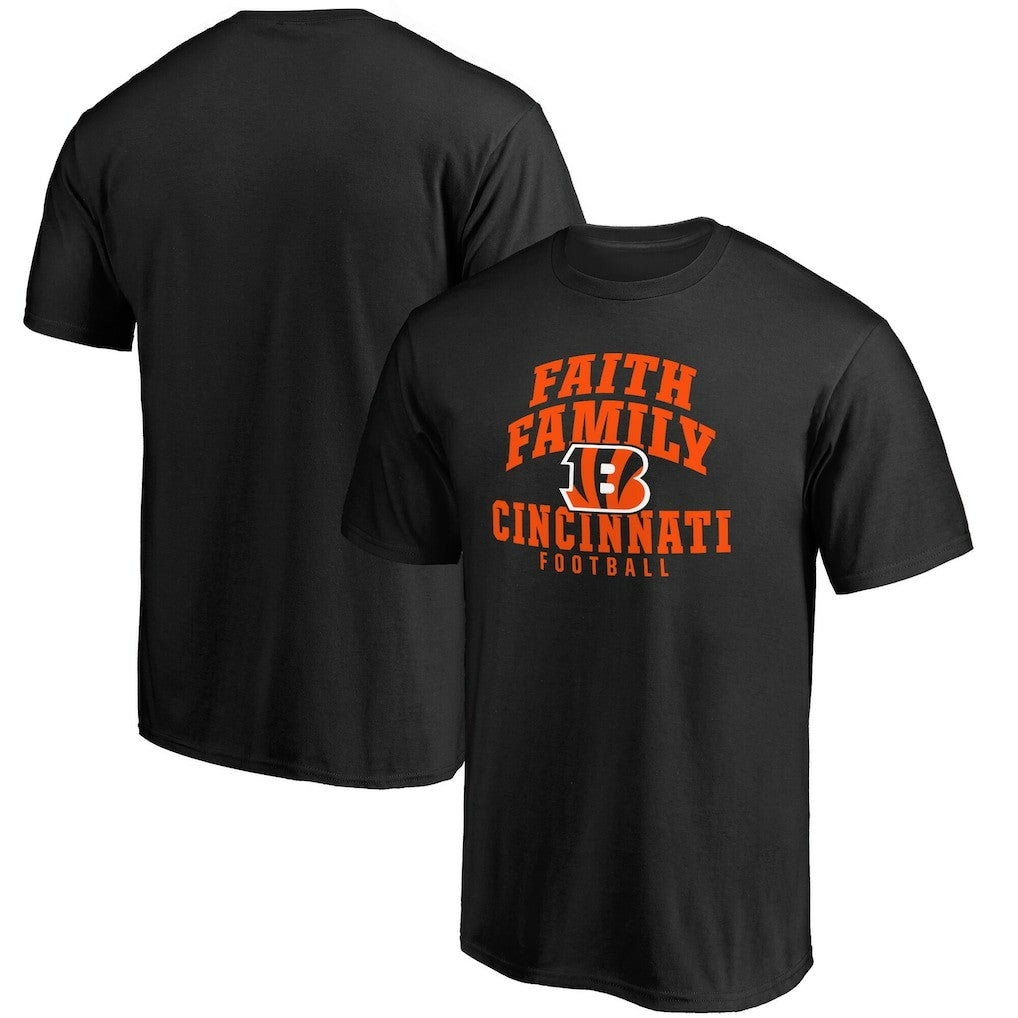 Cincinnati Bengals Faith Family T-Shirt Black