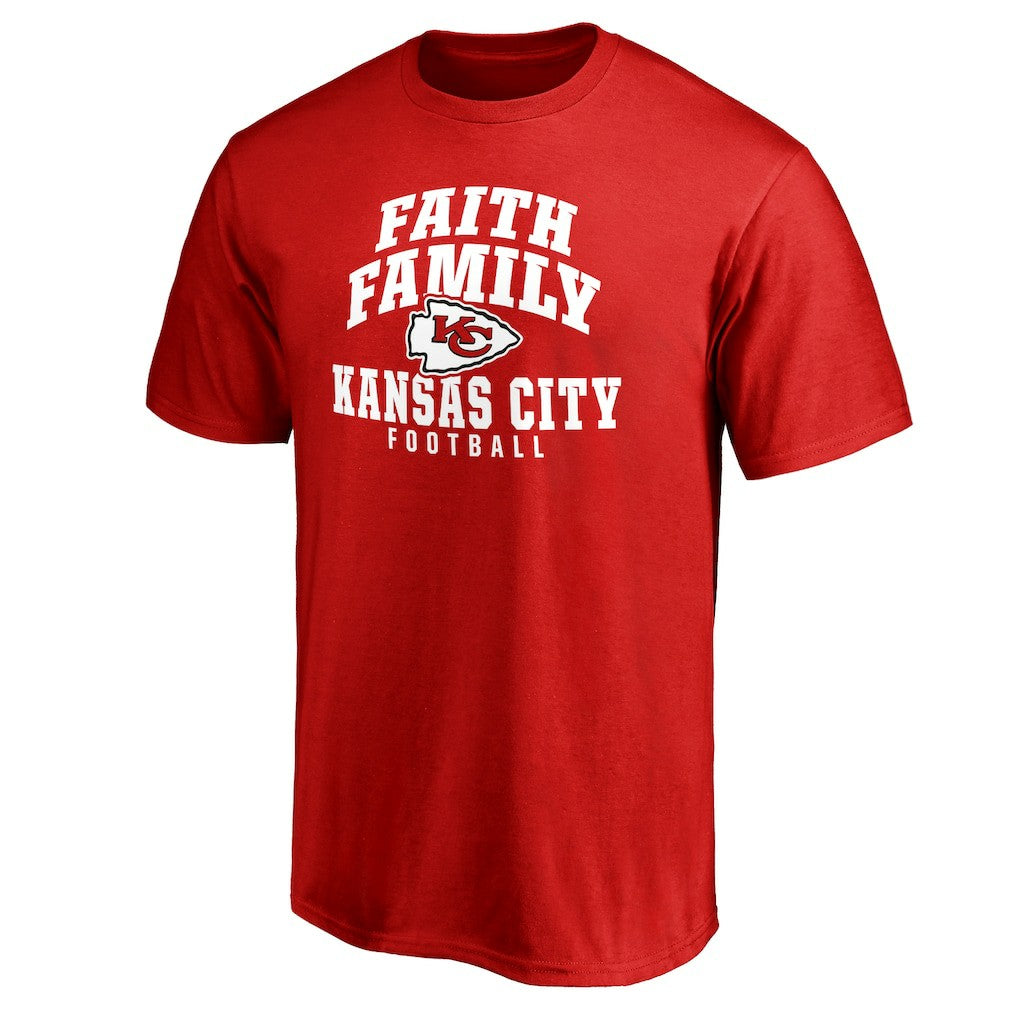 Kansas City Chiefs Faith Family T-Shirt Red