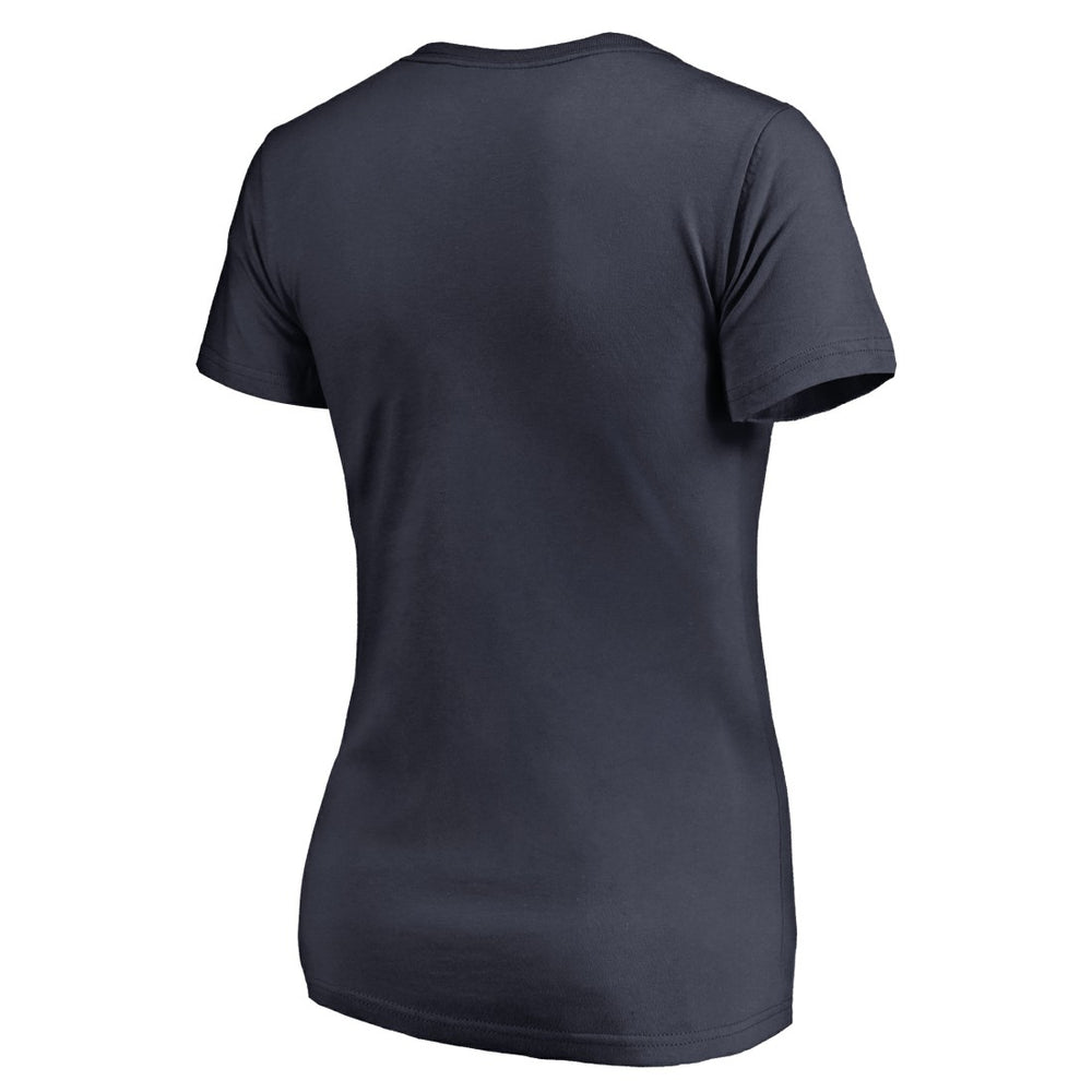 Seattle Seahawks Women's Faith Family V-Neck T-Shirt Navy