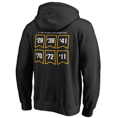 Boston Bruins Raise the Banner Pullover Hoodie - Black - NHL 2561165
