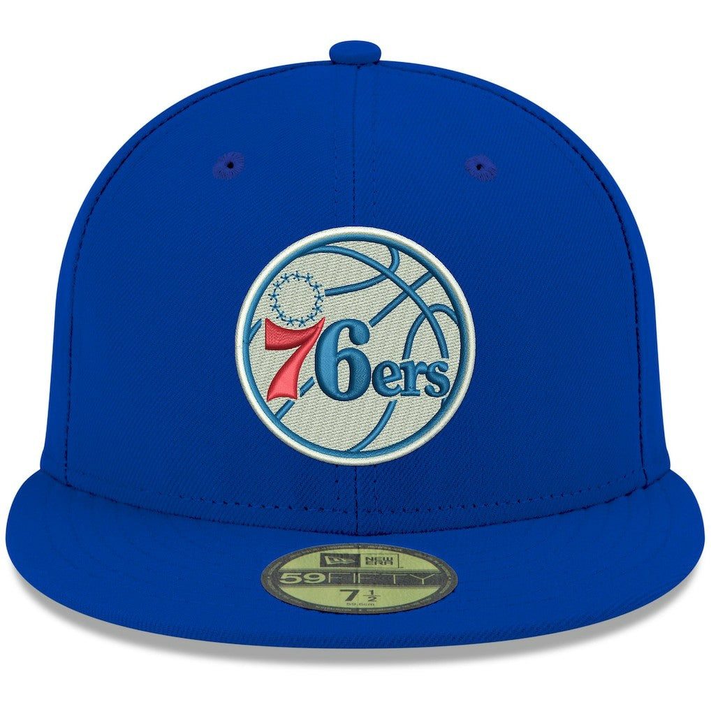 Philadelphia 76ers Team Color 59FIFTY Fitted Hat Royal | New Era Near Me