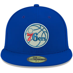 Philadelphia 76ers Team Color 59FIFTY Fitted Hat Royal | New Era Near Me