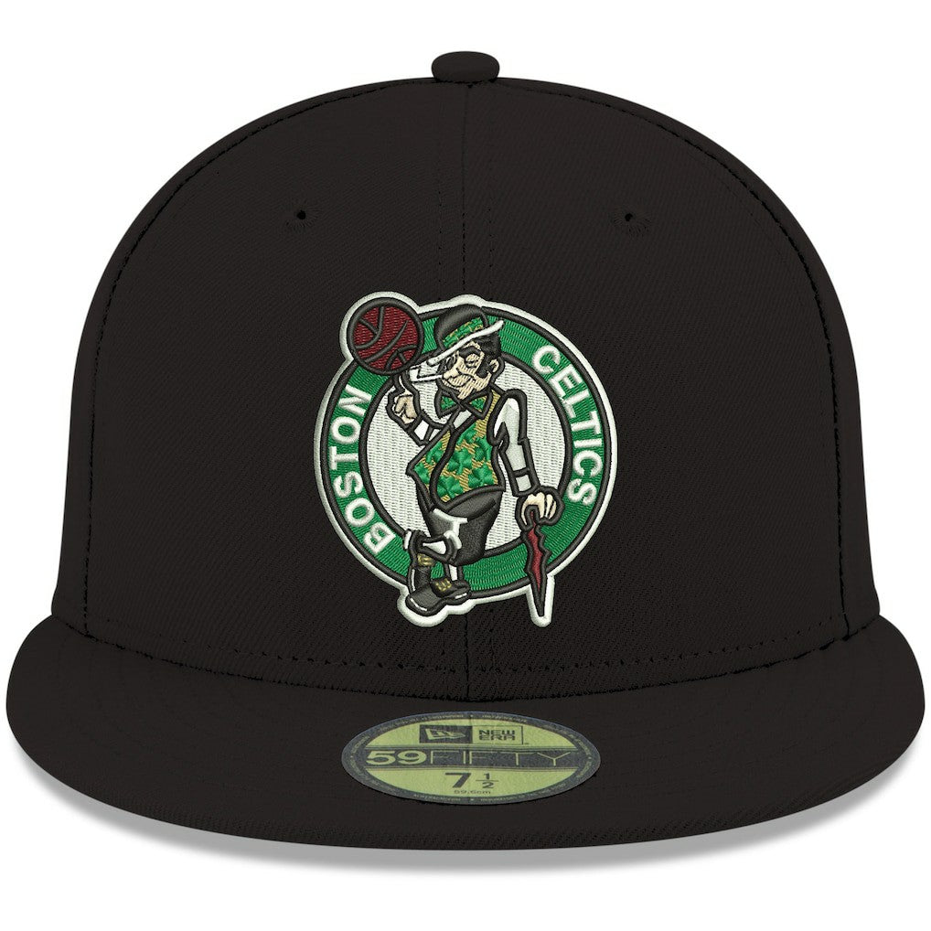 Boston Celtics Team Color 59FIFTY Fitted Hat Black | New Era US