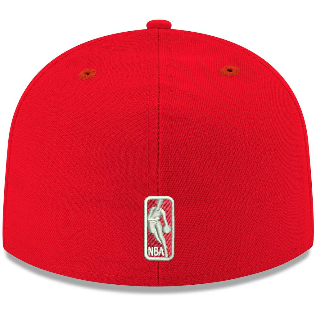 Atlanta Hawks Team Color 59FIFTY Fitted Hat Red | New Era