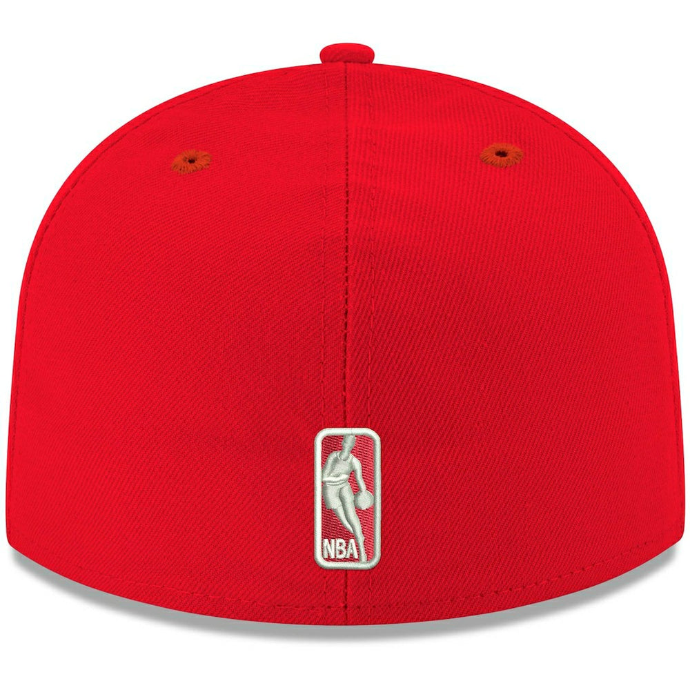 Atlanta Hawks Team Color 59FIFTY Fitted Hat Red | New Era