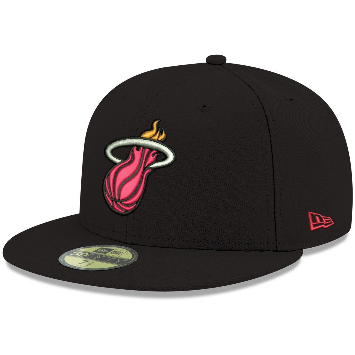 Miami Heat Team Color 59FIFTY Fitted Hat Black | New Era Near Me