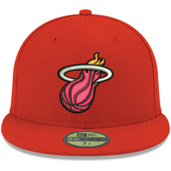 Miami Heat Team Color 59FIFTY Fitted Hat Red | New Era outlet