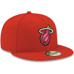 Miami Heat Team Color 59FIFTY Fitted Hat Red | New Era outlet