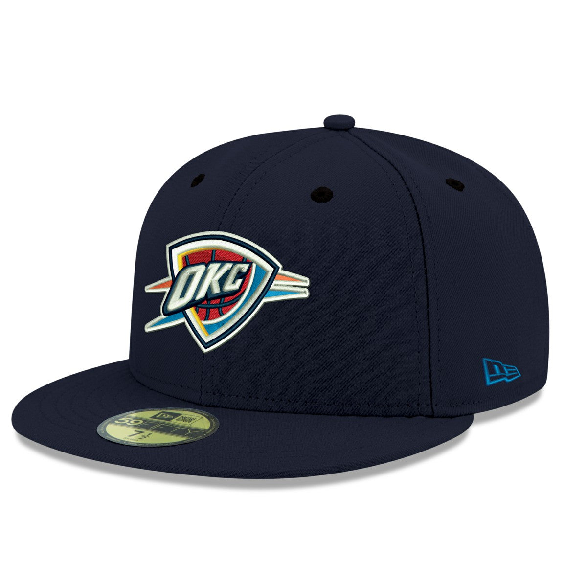 Oklahoma City Thunder Team Color 59FIFTY Fitted Hat Navy | New Era Lifestyle