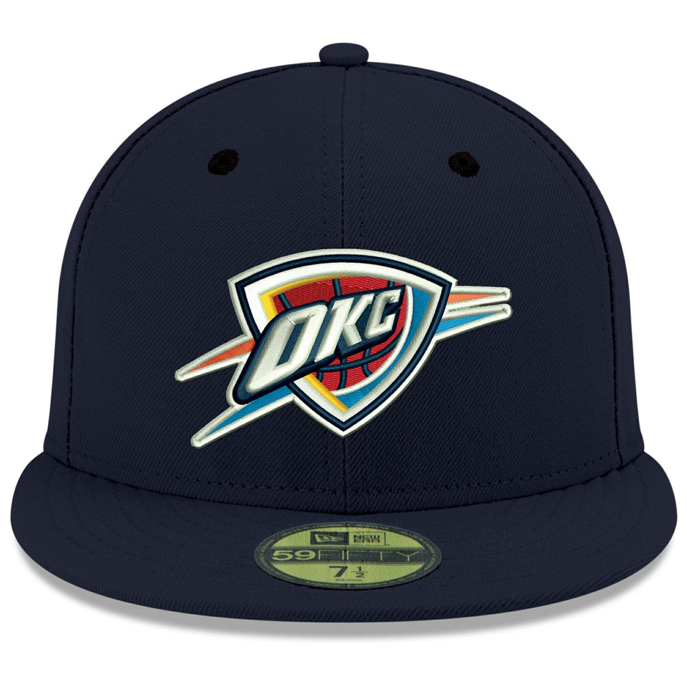 Oklahoma City Thunder Team Color 59FIFTY Fitted Hat Navy | New Era Lifestyle
