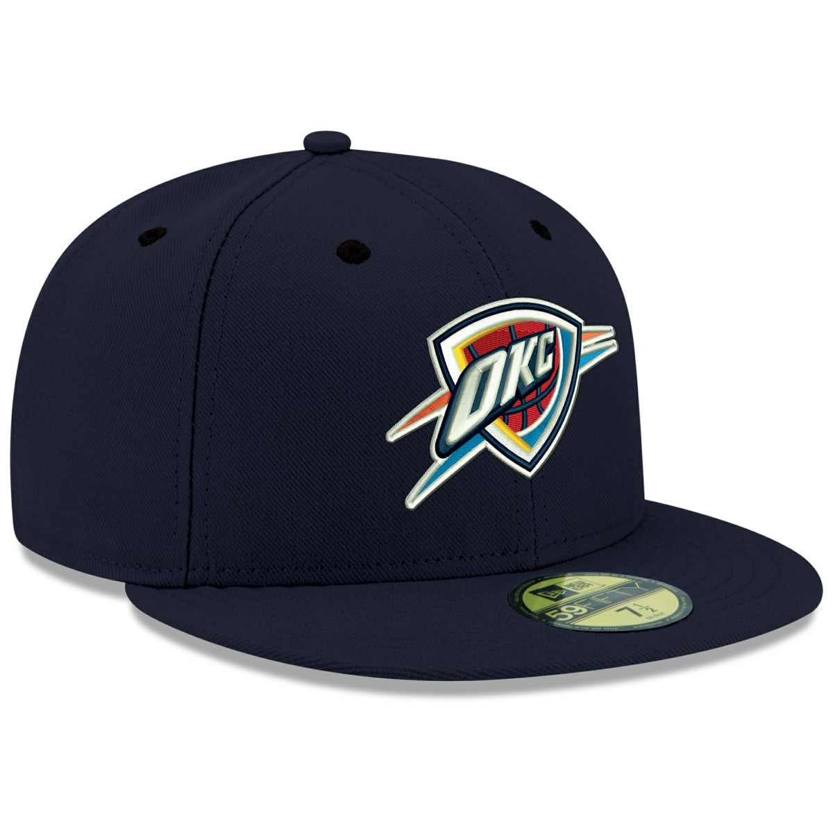 Oklahoma City Thunder Team Color 59FIFTY Fitted Hat Navy | New Era Lifestyle