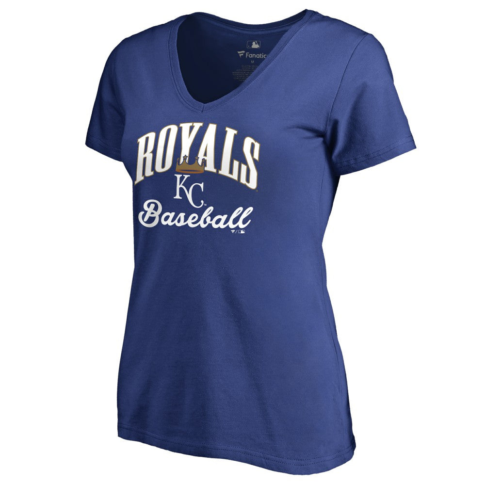 Kansas City Royals Women's Victory Script T-Shirt - Royal - MLB Lifestyle