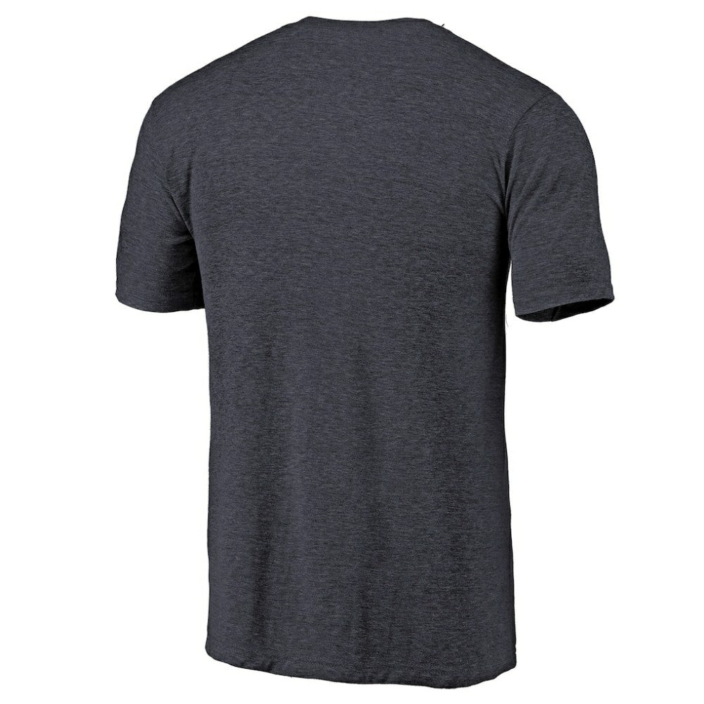Colorado Avalanche Distressed Team Primary Logo Tri-Blend T-Shirt - Navy - NHL 2578574